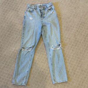 PacSun Light Blue High Rise Distressed Jeans 25